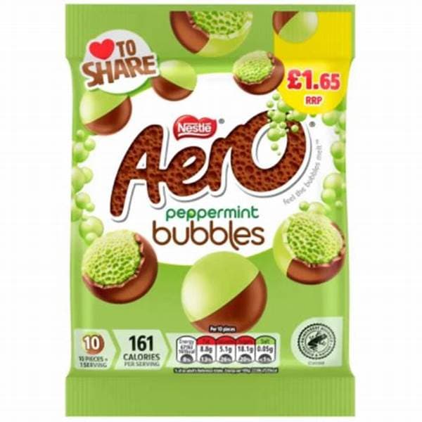 Aero Bubblemint Peppermint Bag PM 1.65 80g