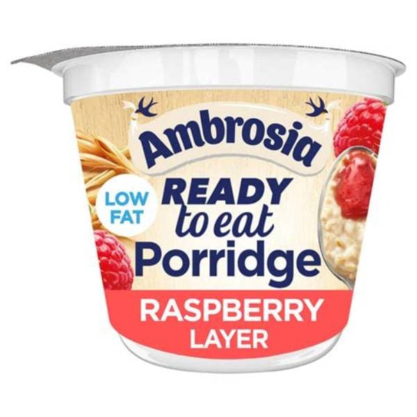 Ambrosia Ready to Eat Porridge Pot Raspberry 210g