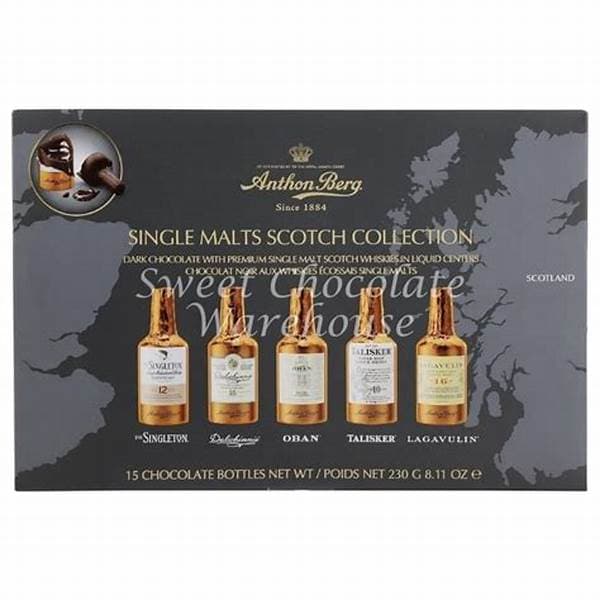 Anthon Berg Chocolate Liqueurs Single Malts 10 Pcs 156G