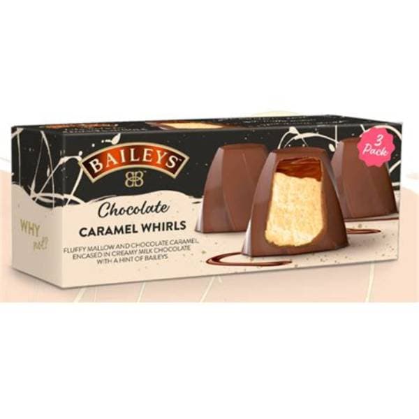 Baileys Chocolate Caramel Whirls 3Pk 78G