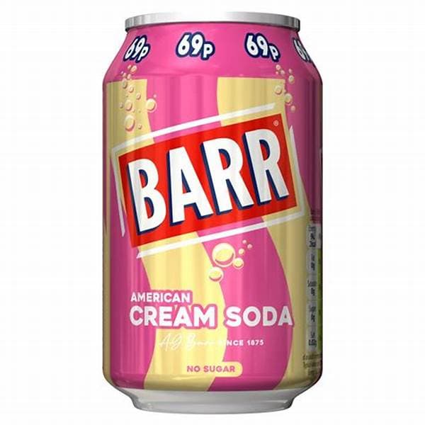 Barr Cream Soda PM 69p 330Ml
