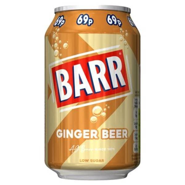 Barr Ginger Beer PM 69p 330Ml
