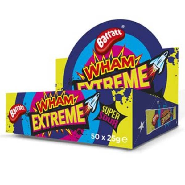 Barratt Wham Chew Bar 50 x 25g