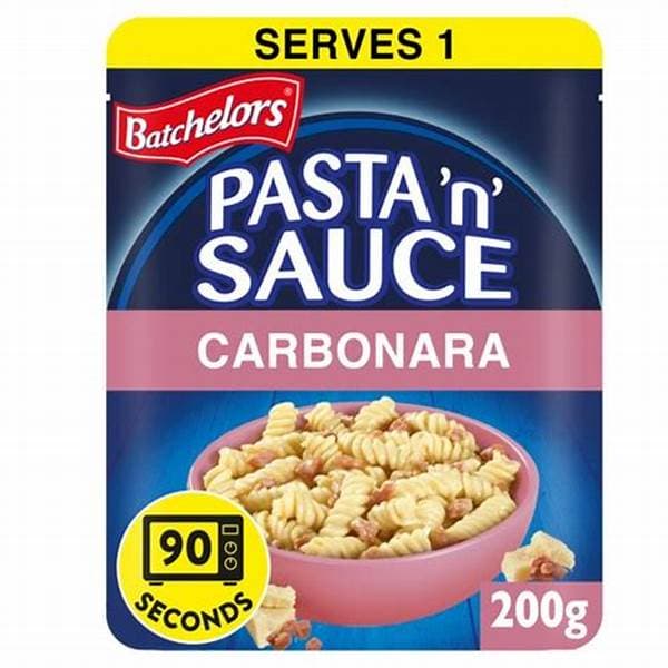 Batchelors Pasta N Sauce Microwave Pouch Carbonara 200G