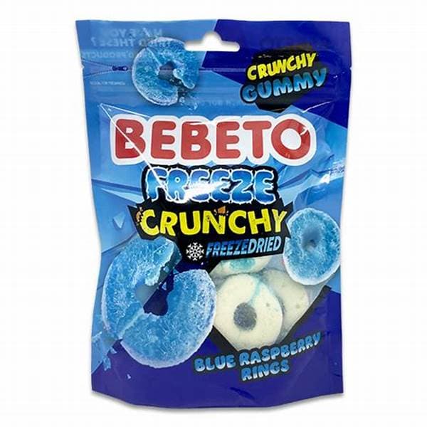 Bebeto Freeze Dried Blue Raspberry Ring 35G