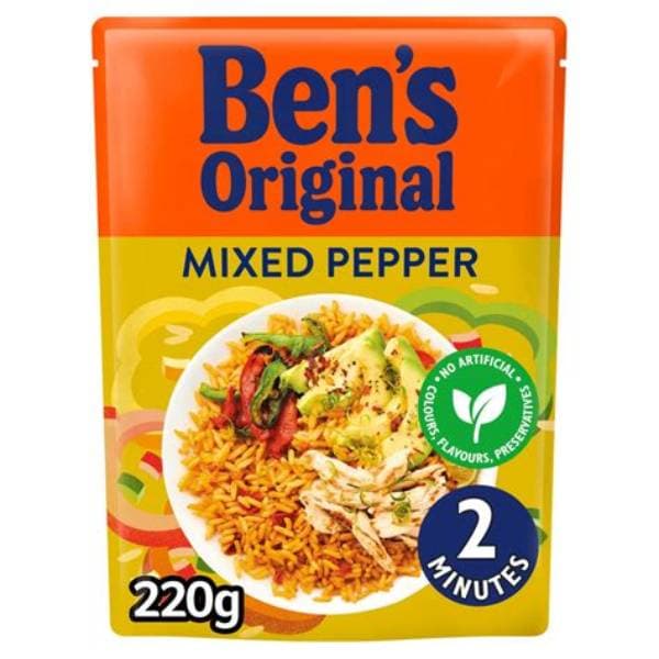 Bens Original Rth Rice - Mixed Pepper 220G