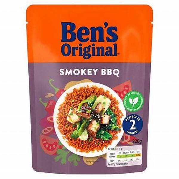 Bens Original Rth Rice - Smokey Bbq 220G