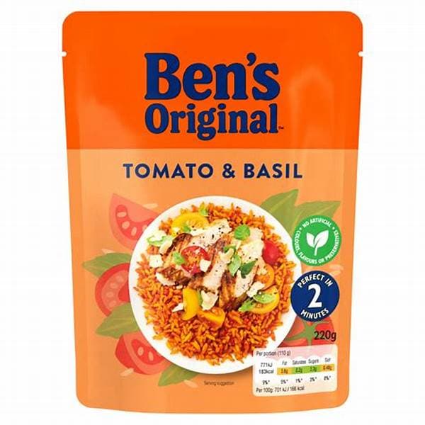 Bens Original Rth Rice - Tomato & Basil 220G