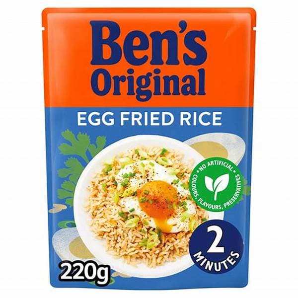 Bens Original Rth Wholegrain Rice - Egg Fried Rice 220G