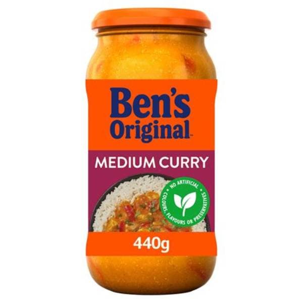 Bens Original Sauce Medium Curry 440G
