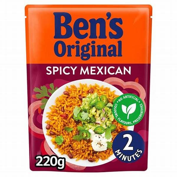Bens Original Spicy Mexican Rth 220G