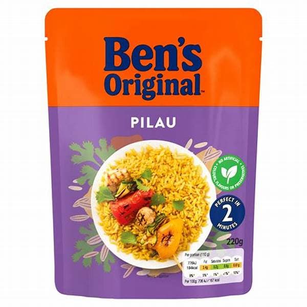 Bens Original Veg Pilau Rice Rth 220G