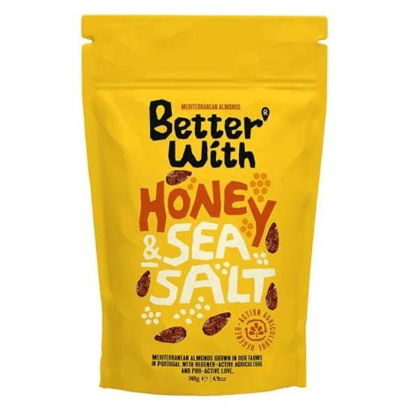 Better With - Honey & Sea Salt Almonds 120G