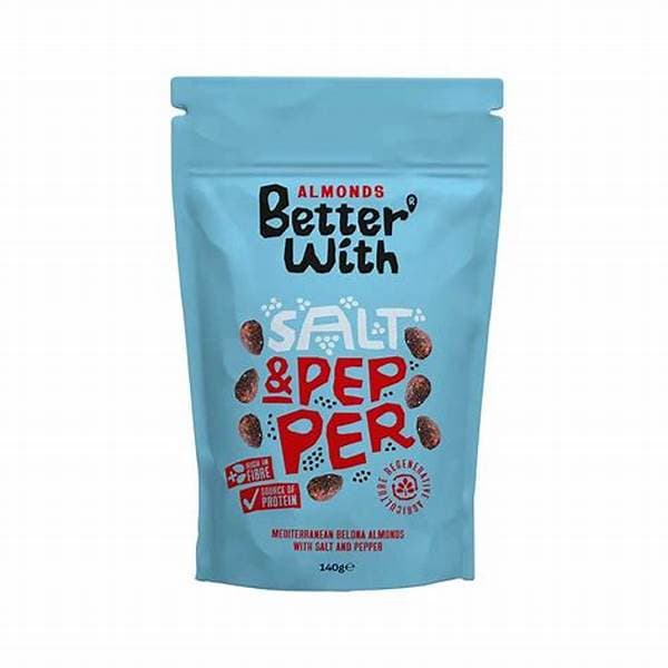 Better With - Salt & Pepper Almonds 120G