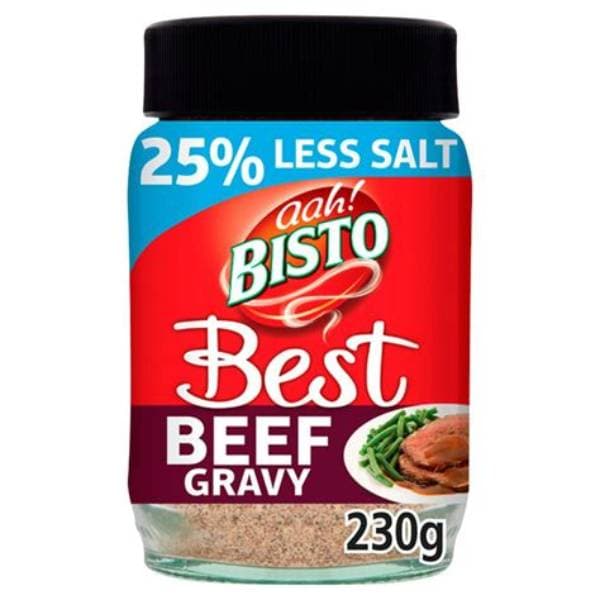 Bisto Gravy Granules Beef Reduced Salt 190G