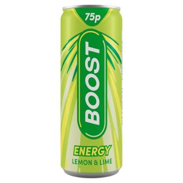 Boost Energy Lemon & Lime PM 75P 250Ml