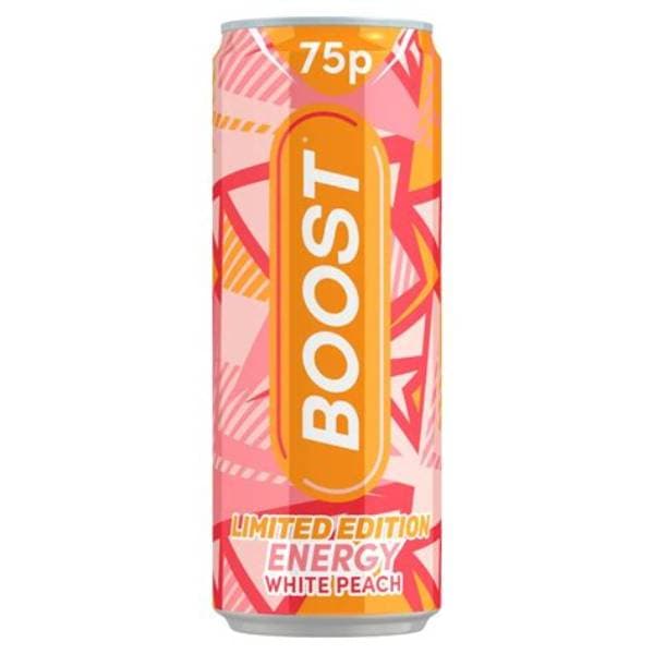 Boost Energy White Peach PM 75P Limited Edition 250Ml