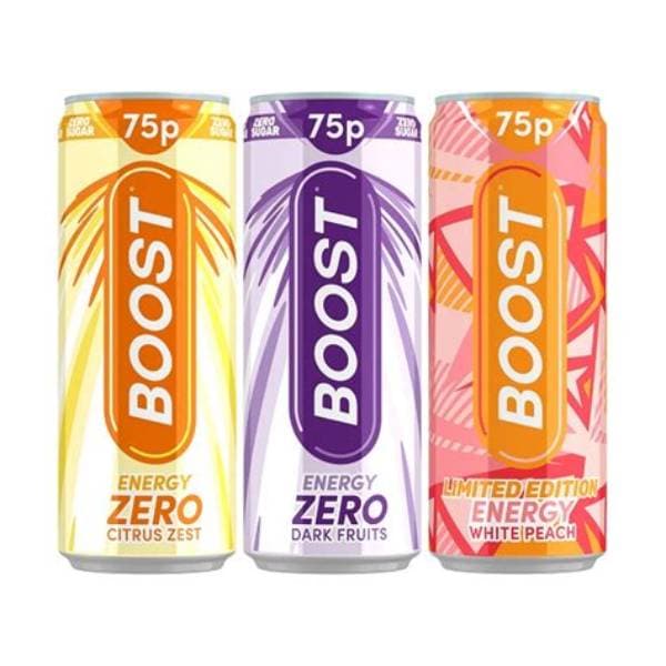 Boost Energy Zero Sugar Citrus Zest PM 75P 250Ml
