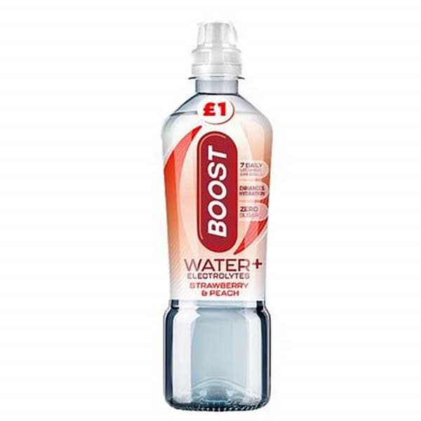 Boost Sport Hydration Water Strawberry Peach PM 1.00 500Ml