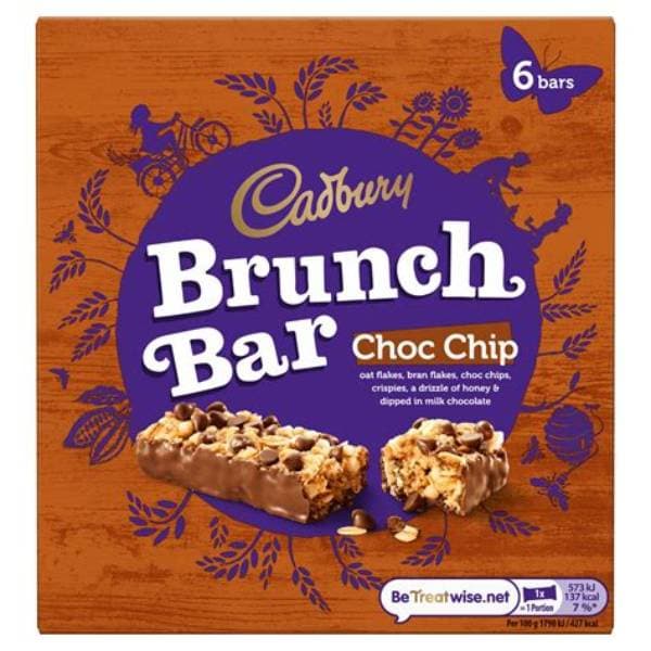 Cadbury Brunch Bar Choc Chip 112g