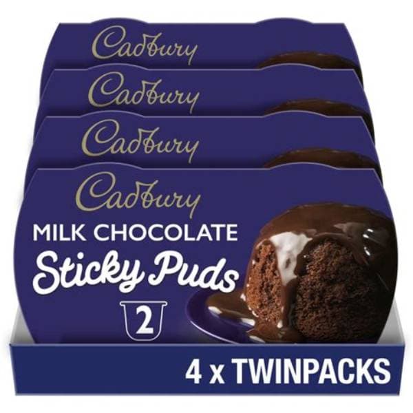 Cadbury Chocolate Sponge Pudding 2pk 95g