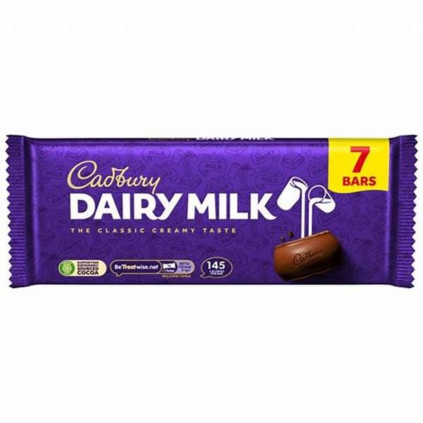 Cadbury Dairy Milk 7Pk 190.4g