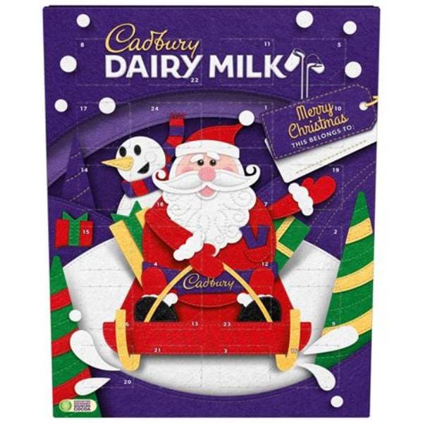 Cadbury Dairy Milk Advent Calendar 90G