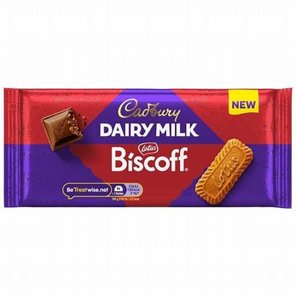 Cadbury Dairy Milk Biscoff 95g
