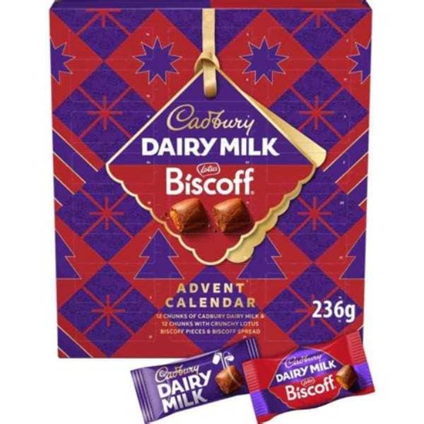 Cadbury Dairy Milk Biscoff Advent Calendar 236G