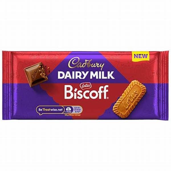 Cadbury Dairy Milk Biscoff PM 1.75 95G