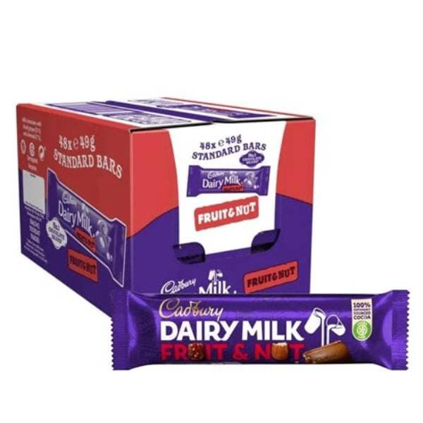 Cadbury Dairy Milk Fruit & Nut 49G