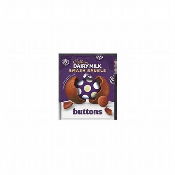 Cadbury Dairy Milk Smash Bauble Buttons 90G