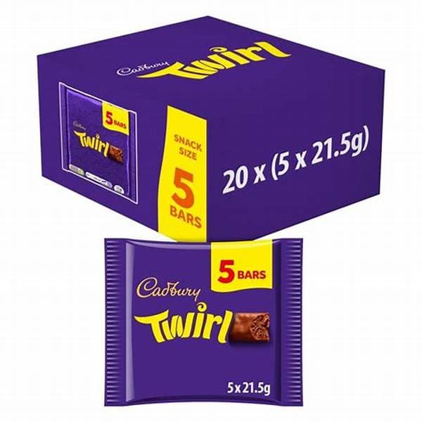 Cadbury Twirl 5 Pack 107.5g