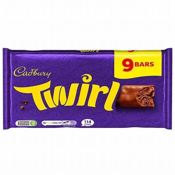 Cadbury Twirl 9Pk 193.5G