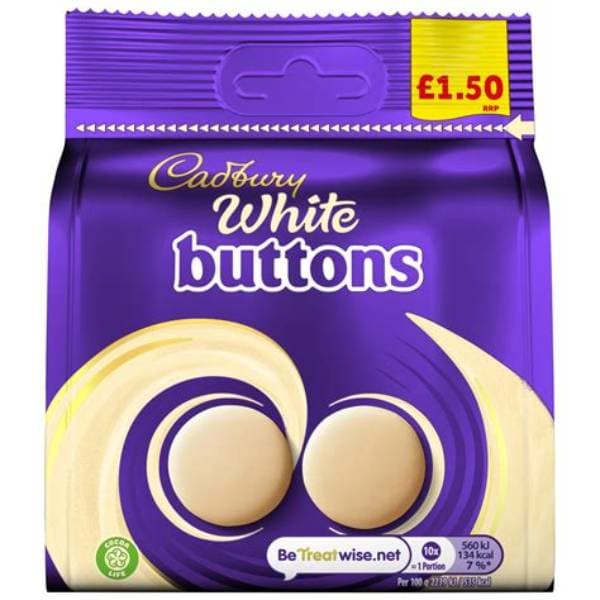 Cadbury White Buttons PM 1.69 85G