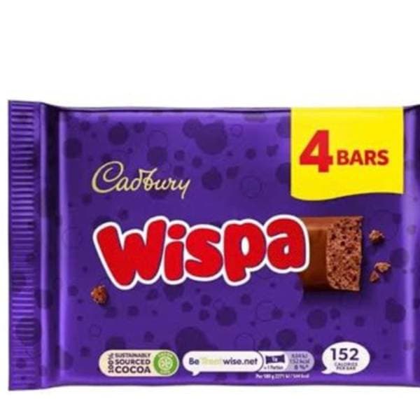 Cadbury Wispa 4 Pack 95g
