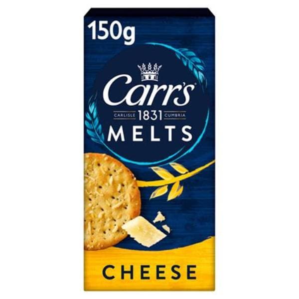 Carrs Crackers Cheese Melts PM 1.79 150g