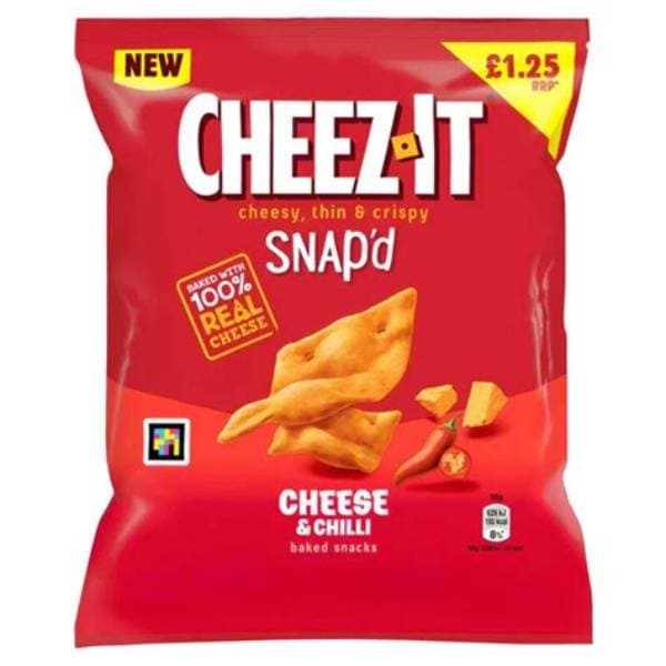 Cheez It Snapd Crackers Cheese & Chilli PM 1.25 65g