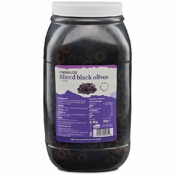 Cooks & Co Olives - Sliced Black 2 Kg