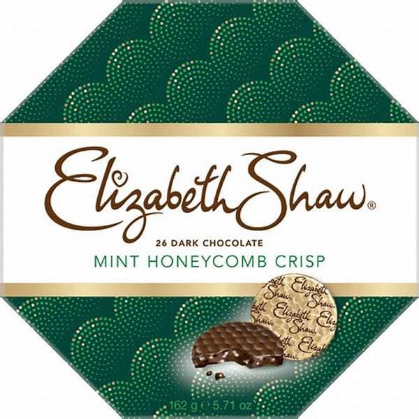 Elizabeth Shaw Dark Choc Crisp Mint 162g