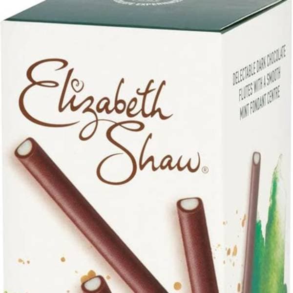 Elizabeth Shaw Flutes Dark Chocolate Mint 105G