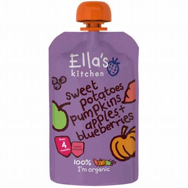 Ellas Kitchen Sweet Potato/Pumpkin/Berry 4Mths 120g