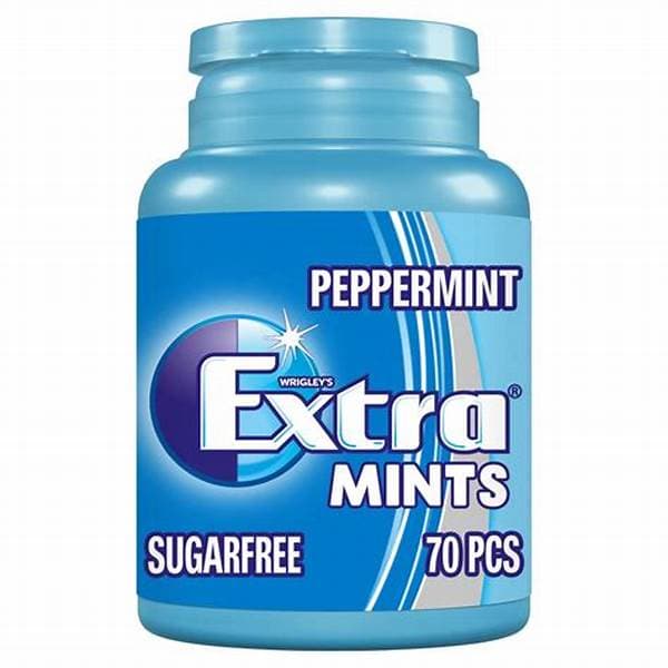 Extra Peppermint Mints SF Bottle 70 Pieces