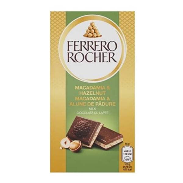 Ferrero Rocher Tablets Macadamia 90G