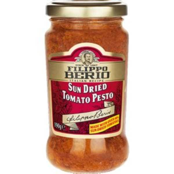 Filippo Berio Vegan Sundried Tomato Pesto 190G