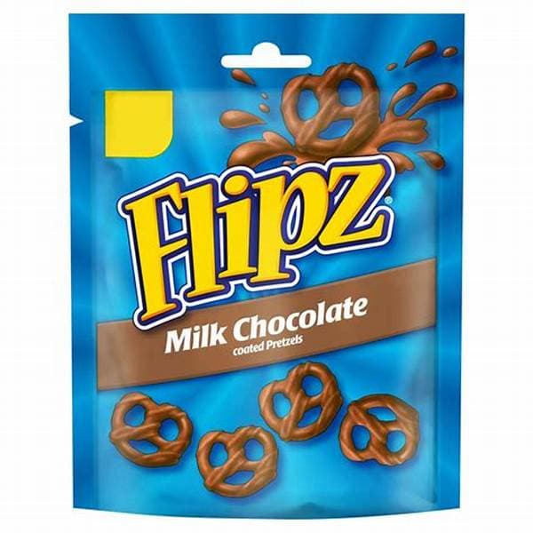 Flipz Milk Chocolate Coated Pretzel Snacks PM 1.49 80g