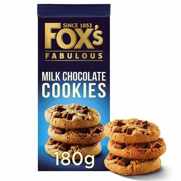 Foxs Chocolatey Milk Chocolate Cookies 2.49 180G