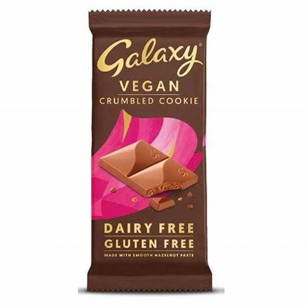 Galaxy Dairy Free Vegan - Crumbled Cookie 100G