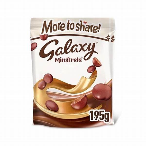 Galaxy Minstrels Milk Chocolate Buttons Bag 3x42g 126g