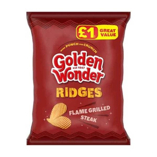 Golden Wonder Ridges Steak PM 1.00 57G